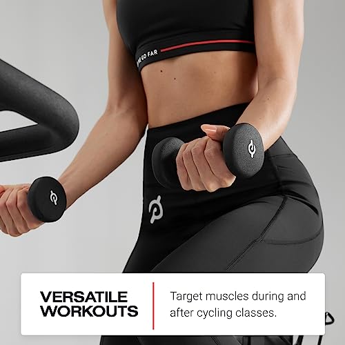 Peloton Light Weights | Set of Two Sweat-Proof Weights with Non-Slip Grip, Designed to Fit in The Back of Peloton Bike and Bike+ - size: 3 lb