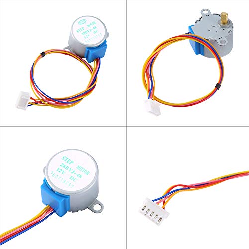 DC 12V Gear Motor Encoder Speed Reduction Stepper Motor Reducer Replacement Motor 28BYJ-48 Mini Stepper Motor
