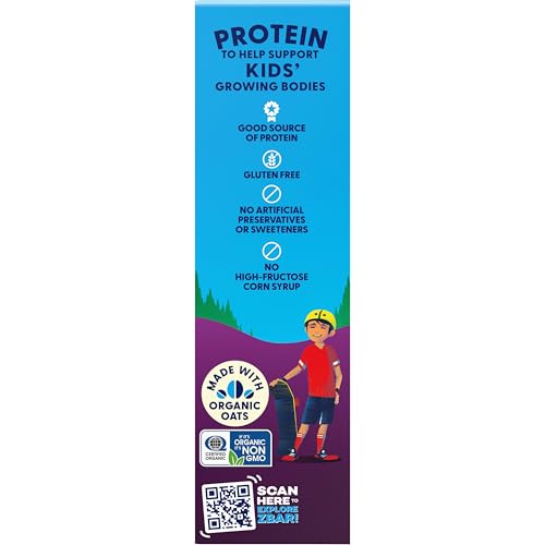 Zbar Protein - Chocolate Chip - Crispy Snack Bars - Made with Organic Oats - Non-GMO - 5g Protein - Gluten Free Protein Bars (15 Pack)