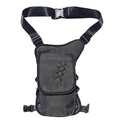 Thigh Pack, Larswon Leg Bag Thigh Pouch Bag Tactical Waist Bag Motorcycle Bag Waterproof - color: D- Gray, size: Medium