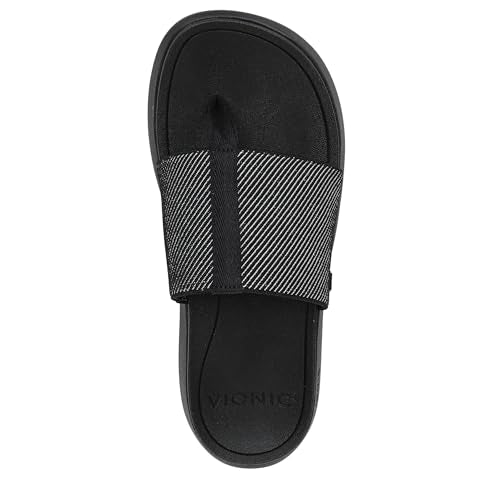 Vionic Women's Aqua - color: Black Leather and Gore, size: 5
