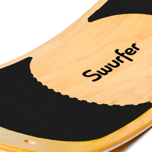 Swurfer SwurfGrip Traction Pads for Wooden Surf Swing – Comfortable Foam Grip Board Accessories, Heavy Duty Material - color: BLACK