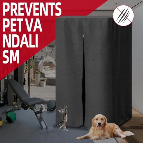 Protective Cover for Pull Up Bar Station with Waterproof Zipper, 420D Oxford Cloth,Waterproof Cover for Power Tower/Pull Up Bar Station, Dustproof, Universal