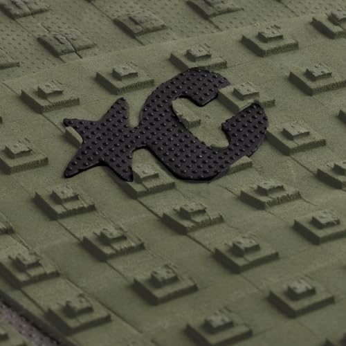 Creatures of Leisure Ethane Ewing Lite Pin Tail Ecopure Traction Pad, EcoPure Organic Additive, 8mm Teardrop Wide Arch Bar - color: Dark Army Black
