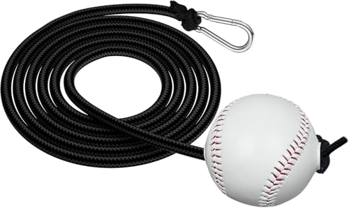 Baseball and Softball Batting Swing Trainer, Enhance Hitting Skills with Baseball Hitting Rope and Toss for Easy Drills – Hand-Eye Coordination, and Boost Bat Speed for All Skill Levels