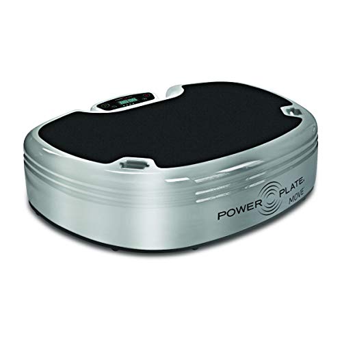 Power Plate Move Vibration Plate Machine - Professional Whole Body Vibration Platform for Home Gym, Weight Loss & Recovery - Compact Design with PrecisionWave Technology, 6 Modes & 300lb Capacity - style: Silver MOVE