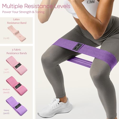 NANATI Pilates Kit, Home Pilates Workout Kit for Women, Pilates Equipment with 14.5" Pilates Ring and Ball, Resistance Bands, Ankle Weights, Sliders & Grip Socks for Home Workouts - color: New Pink