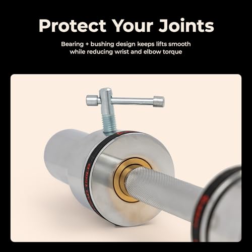 Sunny Health & Fitness Olympic Dumbbell Bars w/ 2 Ring Collars, 16-20 Inch - size: 1. 16 inch