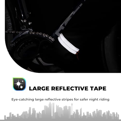 ROCKBROS Bicycle Ankle Leg Strap Safety Cycling Trousers Strap Bike Reflective Wrist Ankle Bind Bands Pant Leg Bands for Cycling Jogging Running Gear - color: Orange*2