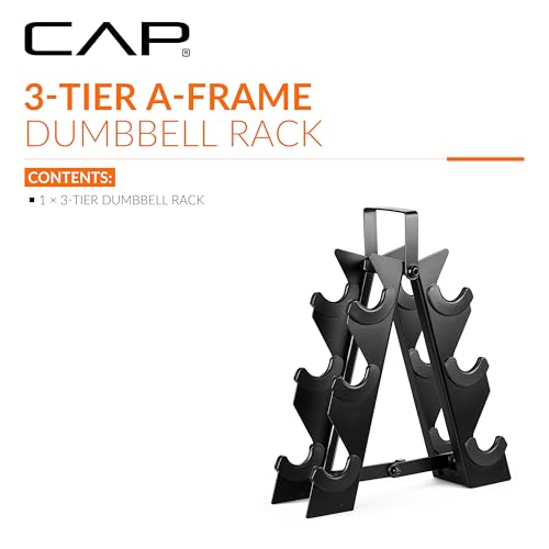 CAP A-Frame Dumbbell Weight Rack - style: holds 5-15lb