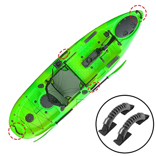 Piutouyar 2 Pcs Kayak Handles Replacement Kayak Carry Handles Canoe Boat Side Mount Carry Handle for Kayaks Suitcase Luggage - size: Kayak Handle With Webbing