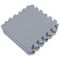 NUOBESTY 4pcs High-Density Foam Interlocking Floor Mats Soft Protective Exercise Tiles with Noise Reduction and Anti Vibration Features for Home and Gym Equipment Use