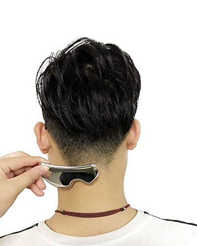 Medical Grade Stainless Steel Gua Sha Guasha Massage Soft Tissue Therapy Used for Back, Legs, Arms,Neck,Shoulder (B) - style: B