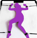 Sex Resistance Bands Bed Restraints for Ankles and Wrist Bar Straps for King Queen Sized Bed Under Bed Women Men Sex Sexy Fuzzy Handcuffs Hand Cuff Set for Adults Grownups Bedroom Bracelets Sweater