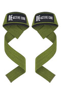 Lifting Wrist Straps for Weightlifting, Weight Lifting Straps Gym Strength Training, Neoprene Padded Wrist Support, Deadlift Straps for Men & Women, 22.5 Inch Cotton - color: Military Green