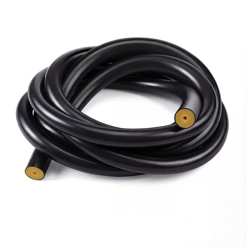 Pangda Fishing Gun Elastic Tube Speargun Band Hose- 1 Pack Natural Latex, 19.7" Long, 0.63" OD & 0.12" ID for Freshwater & Saltwater - color: Black