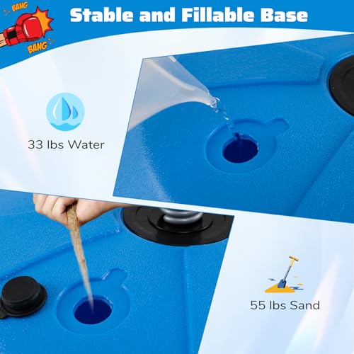 Costzon Punching Bag for Kids, Boxing Bag Set Toy with Height Adjustable Stand, Kids Boxing Gloves and Hand Pump, Freestanding Boxing Equipment Gift for Boys and Girls 8+ Years Old - style: 61" Height