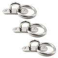 Ceiling Wall Mount Hook Heavy Duty Anchor with Ring 1/4" 6mm 304 Stainless Steel Great for Yoga Swings Hammocks/Boat Rigging/Marine Deck Hardware/Suspension Training Straps - color: 6mm ellipse with ring