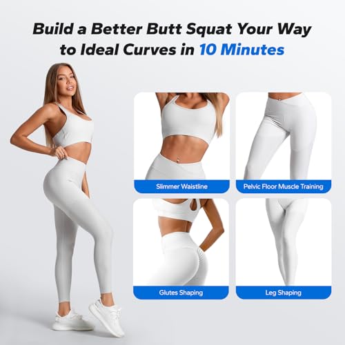 MERACH Deep Squat Machine for Women, Adjustable Glutes Trainer Machine, Core & Leg Exercise, Push Up Board Workout Equipment at Home Gym - color: Black&Red, size: Large