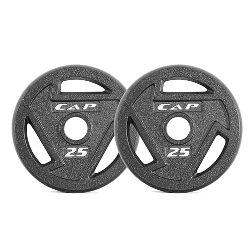 CAP Barbell 2-Inch Olympic Weight Plate | Multiple Options - size: 25 lb - Pair, style: Elite