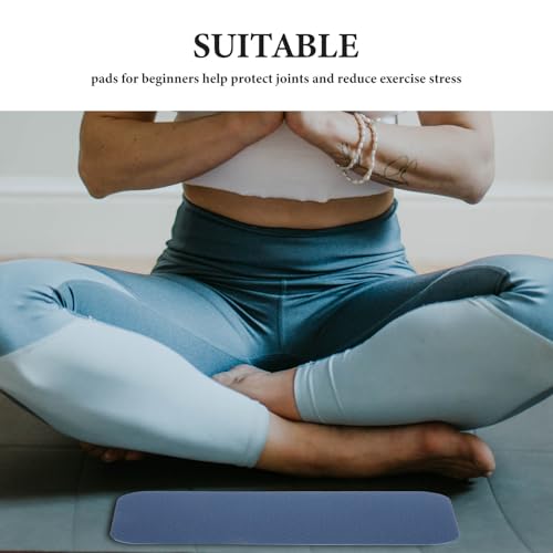 FOMIYES Extra Thick Tpe Yoga Mat Non-slip Widened Exercise Pad with Knee Protection 34x17x0.6cm Fitness Mat for Home Workout Women and Men