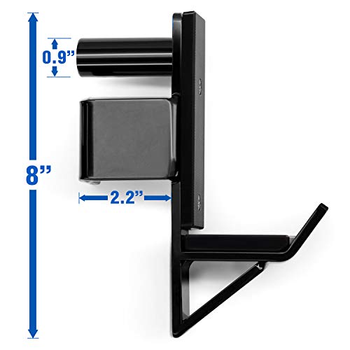 Yes4All Olympic Weight Plate Holder Attachment - color: F. Set Holder for Barbell & 2" Weight Plate, size: Fit 2x2" Rack with 1" Hole
