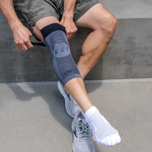 OrthoSleeve KS7+ Adjustable Knee Sleeve for Knee Pain Relief, Running, Tendonitis, Arthritis & Swelling | Medical Grade Compression with Adjustable Strap - size: XX-Large