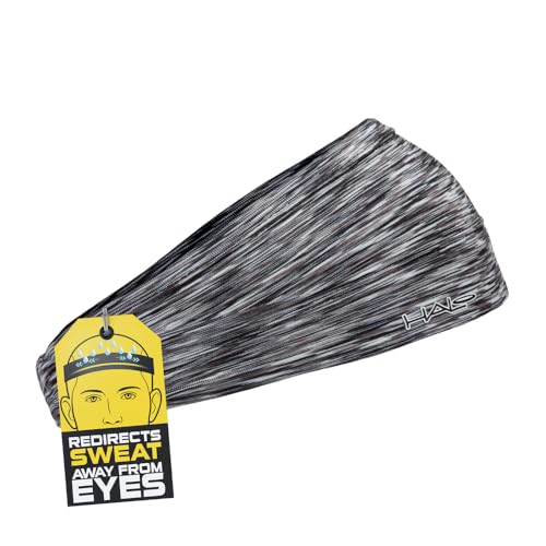 Halo Headband Bandit - 4" Wide Pullover Sweatband Running Headband Men Women Absorbent Soft Comfortable.Channels Sweat Out of Your Eyes Keeps Hair in Place No-Slip - color: Nightlight