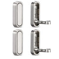 Folding Coat Hooks Silver, 4 Pack Heavy Duty Zinc Alloy Folding Wall Hooks, Foldable Wall Hook for Hanging Clothes, Bags, Hats, Towels, Keys (Silver, 4 Pack) - color: Silver, size: 4 Pack