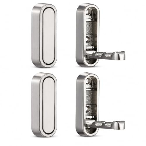 Folding Coat Hooks Silver, 4 Pack Heavy Duty Zinc Alloy Folding Wall Hooks, Foldable Wall Hook for Hanging Clothes, Bags, Hats, Towels, Keys (Silver, 4 Pack) - color: Silver, size: 4 Pack