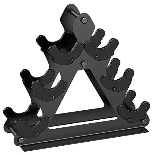 Dumbbell Rack Stand Only | Space-Saving Weight Rack for Home Gym, Hand Weight Rack Dumbbell Storage for Dumbbell Set (3-15 LB), Durable Metal Stand with Easy Assembly (Dumbell not Included) - color: Metal Rack-3 Tier