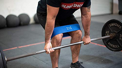 Mark Bell Sling Shot Hip Circle Resistance Bands for Exercising (Level 2) - color: Blue, size: Large