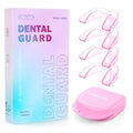 Anti Grinding Guard, Small Mouth Guard for Women, 4 Pack Moldable Teeth Guard at Night Sleep Ventilated Teeth Grinding Guard Box with 5X Magnifying Mirror - size: Small (4 Pack)