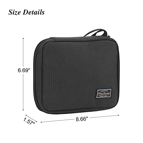 PACMAXI 20 Watch Bands Storage Carrying Case Compatible with Watches,Expandable Watch Band Holder Stores 20 Watch Bands Fit for Most Sizes of Watch Straps,Organizer for Watch Bands, Bag Only - color: black new