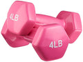 Amazon Basics Vinyl Coated Dumbbell Hand Weights - style: 4 Pounds, Pair