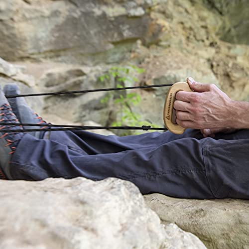Eco-Strong Bamboo Hangboards – Portable Wood Rock Climbing Rock Ring Fingerboards