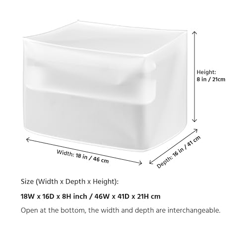 Printer Dust Cover Case Water Proof Protective Covers jacket,compatible with HP, EPSON,CANON, BROTHER, PIXMA Officejet -18W x16D x8H in - size: 18W x16D x8H