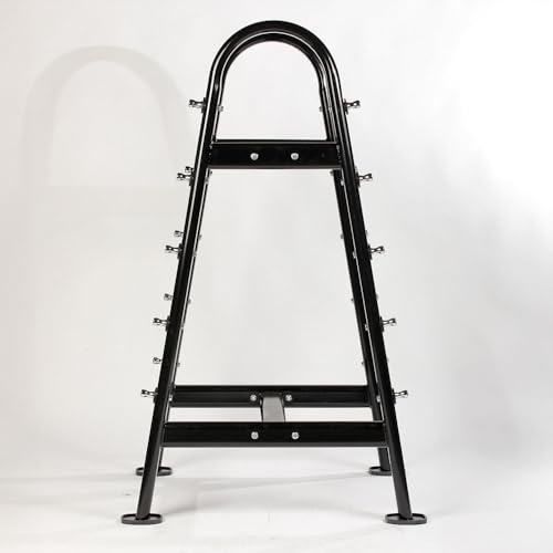 Titan Fitness Fixed Barbell Rack, Holds 10 Straight or EZ Curl Bars, Free Standing A-Frame Garage Gym Barbell Weight Storage Rack Stand