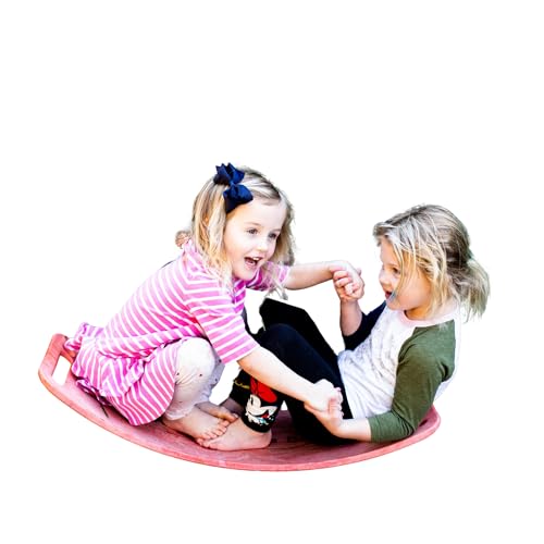 Platports Sensory Balance Board for Kids – ADHD Focus, Calm & Motor Skill Development | Indoor Montessori Play | Durable Non-Wood Wobble Board