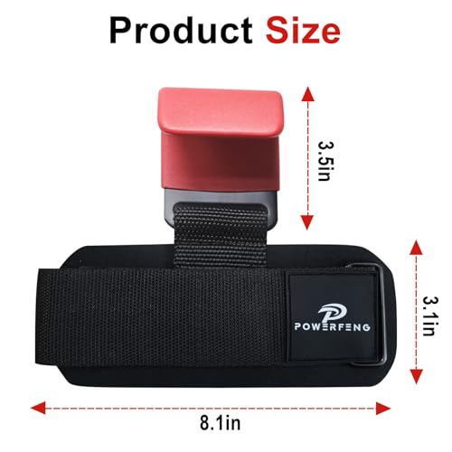 Lifting Hooks for Weight Lifting: Weightlifting Hooks Wrist Straps Hand Grip Support for Deadlift Weightlifting Gym Gloves for Men & Women - color: Red