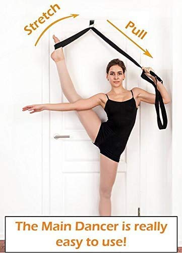 Leg Stretcher, Door Flexibility & Stretching Leg Strap - Great for Ballet Cheer Dance Gymnastics or Any Sport Leg Stretcher Door Flexibility Trainer Premium Stretching Equipment - color: Blue