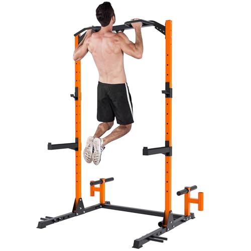 leikefitness Multifunction Power Tower Exercise Equipment,Pull Up Dip Station,Height Adjustable for Home Gym Strength Training Fitness Equipment,Dip Stands,Pull Up Bars,Push Up Bars,VKR