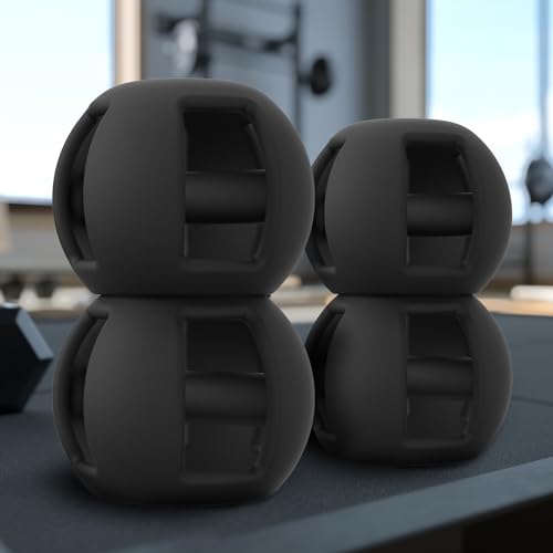 POWER GUIDANCE Spherebell Dumbbells + Kettlebell, Achieve Peak Exercise Performance while Minimizing Stress on Joints - color: Black-5.5LB