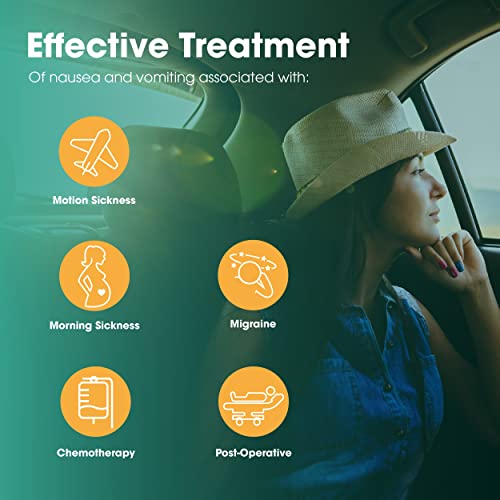 Reliefband Premier | FDA Cleared | Vomiting Relief for Motion Sickness (Car, Air, Train, Sea), & Morning Sickness | Drug Free (Slate Blue) - color: Slate Blue