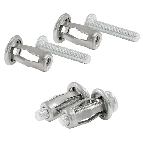 20 Pack M5*25 Hollow Wall Anchors, Heavy Duty Cavity Fixing Anchors, Secure Fixings for Thin Walls/Aluminium Cladding Sheet/Steel Pipe/Iron Sheet/Hollow Plastic Sheet(M5 x 1") - size: M5 x 1"