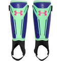 Under Armour Youth Soccer Shin Guards Challenge Shin - color: Matrix Green/Cobalt, size: Large