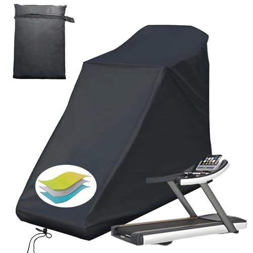 Treadmill Cover, Running Machine Cover, Oxford Cloth Waterproof Dustproof Exercise Equipment Protect with Drawstring and Storage Bag for Outdoor Indoor - size: Unfold