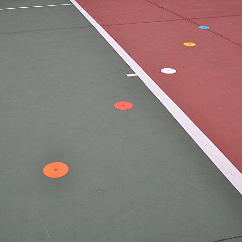 Flat Cones Spot Markers Soccer Basketball Sports Speed Agility Training - color: Orange