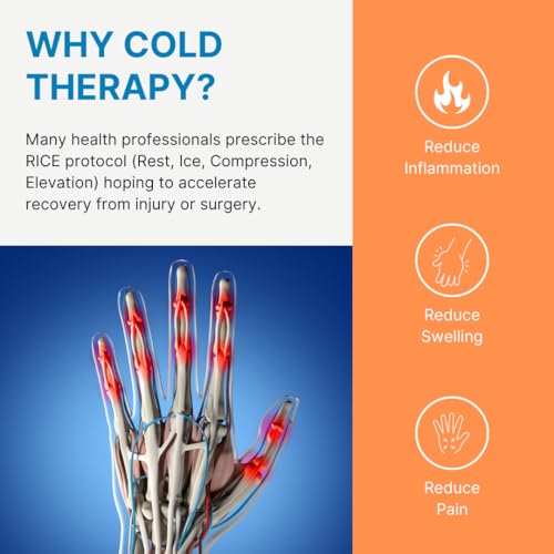 NatraCure Cold Therapy Mittens - Large/XL - (for Sore, Aching Hands, Arthritis, Neuropathy, Chemotherapy, and Hand or Finger Pain) - size: Large/XL