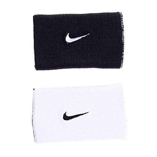 Nike Dri-fit Doublewide Wristbands Home & Away 2pk - color: Red/White